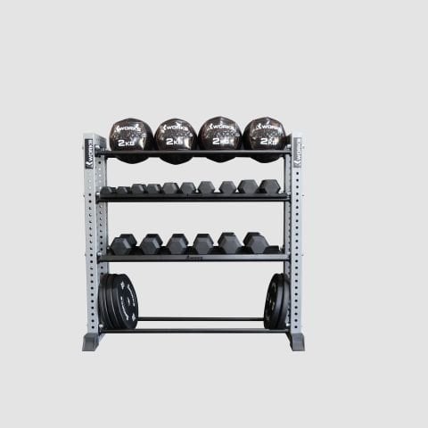 XWORKS Genel Depolama Ünitesi – Dumbbell, Kettlebell ve Aksesuar Rafı (FWX0027)