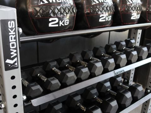 XWORKS Genel Depolama Ünitesi – Dumbbell, Kettlebell ve Aksesuar Rafı (FWX0027)