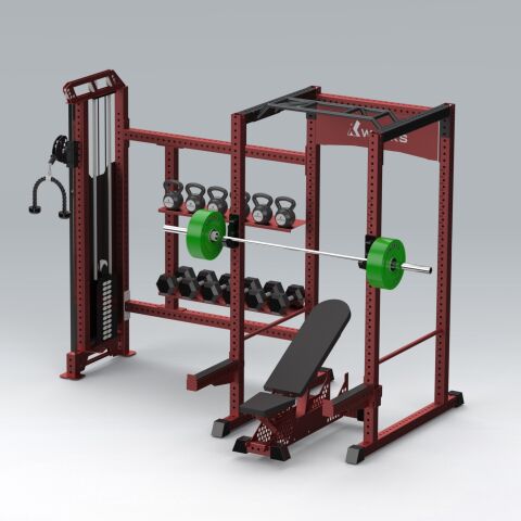 XWORKS Fonksiyonel Kule – iDAP Light + Serbest Ağırlık Entegre Rack (PML0100)