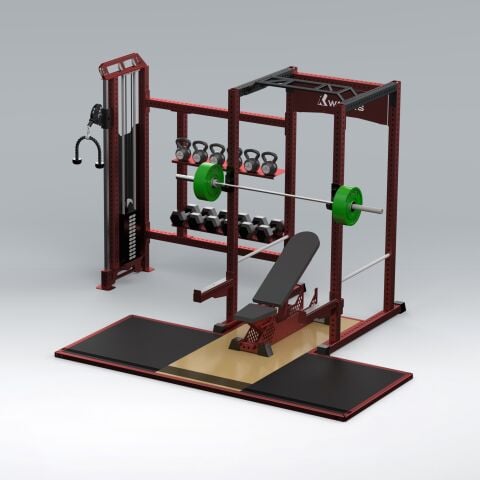 XWORKS Fonksiyonel Kule – iDAP Light + Serbest Ağırlık Entegre Rack (PML0100)