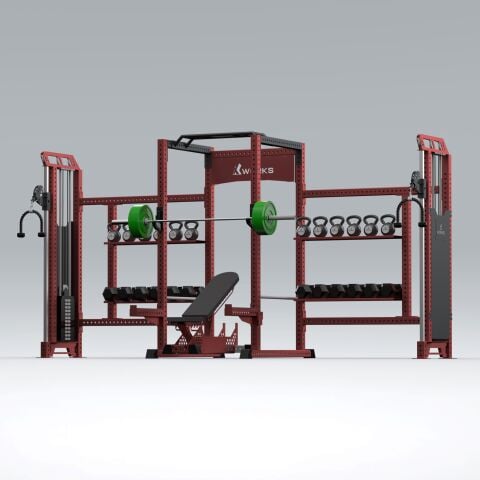 XWORKS Fonksiyonel Kule – iDAP Medium + Full Rack Ağırlık İstasyonu (PML0200)