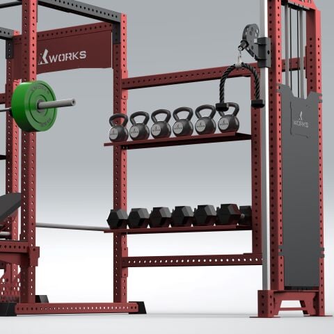 XWORKS Fonksiyonel Kule – iDAP Medium + Full Rack Ağırlık İstasyonu (PML0200)