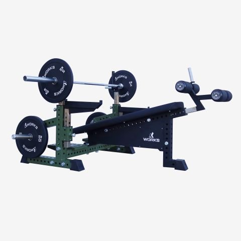 XWORKS Decline Olympic Bench Sehpası – Angled Abdominal and Chest Exercise Bench (FWX0077)