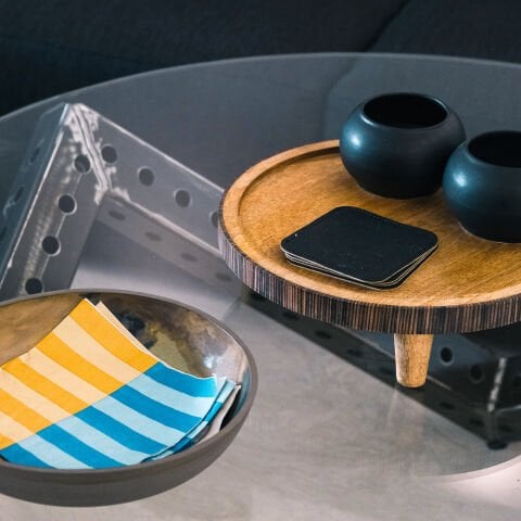 XWORKS Endüstriyel Modern Orta Sehpa (GLX0003)