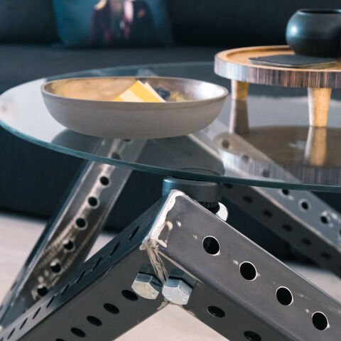 XWORKS Endüstriyel Modern Orta Sehpa (GLX0003)
