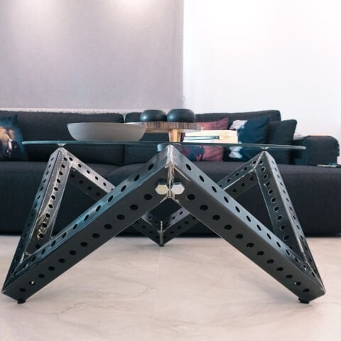 XWORKS Endüstriyel Modern Orta Sehpa (GLX0003)