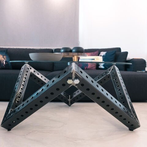 XWORKS Endüstriyel Modern Orta Sehpa (GLX0003)