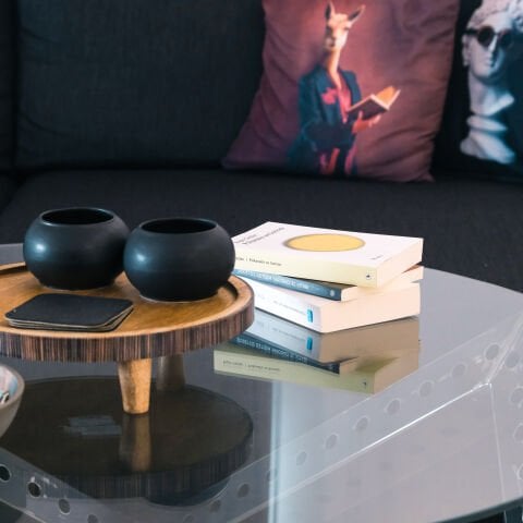 XWORKS Endüstriyel Modern Orta Sehpa (GLX0003)