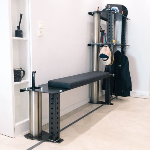 XWORKS Endüstriyel Vestiyer & Oturma Bankı (GLX0004)