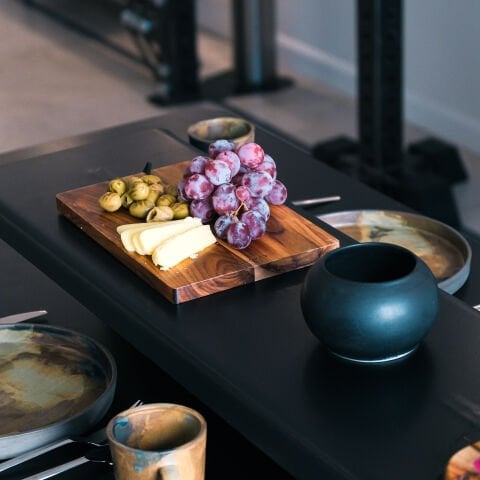 XWORKS Modern 6 Kişilik Metal Yemek Masası (GLX0006)