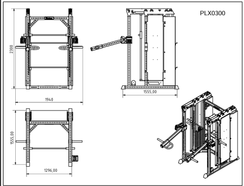 XWORKS ULTRA400 Kafes - All-in-One Functional Trainer (PLX0300)
