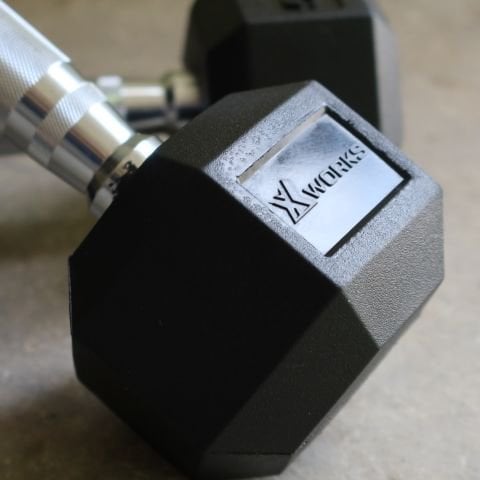 XWORKS TPU Hex Dumbbell - Kauçuk Dambıl (Tek) (XW150020)