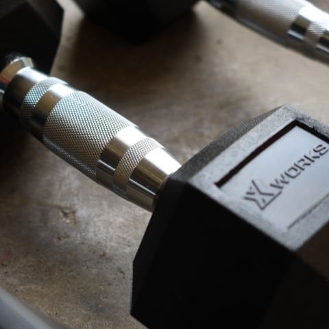 XWorks Hex Dumbbell - Kauçuk Dambıl (Tek)