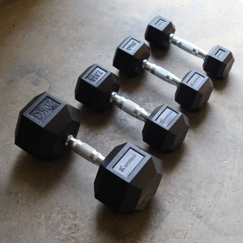 XWorks Hex Dumbbell - Kauçuk Dambıl (Tek)