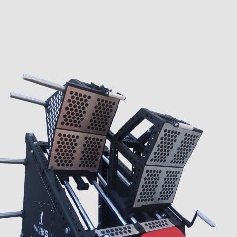 XWORKS Lateral Leg Press – Independent Platform Leg Machine (FWX0018)