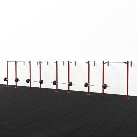 XWORKS 9 Bacak 4 İstasyon Duvar Tip Rig Sistemi (FWXW009)