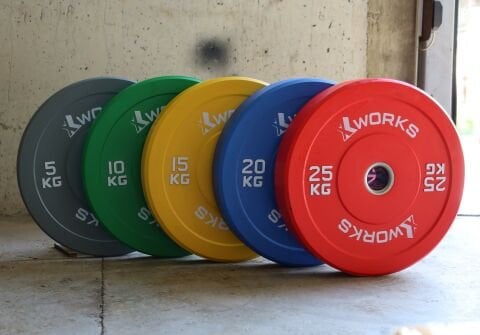 XWorks Colorful Training Bumper Plate 5KG