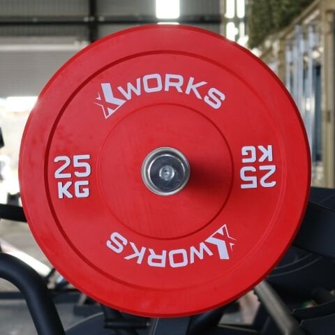 XWorks Renkli Antrenman Bumper Plaka (Çift) 25KG