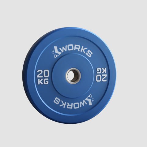 XWORKS Renkli Antrenman Bumper Plaka (Çift) (XW122000) 20KG (ÇİFT)