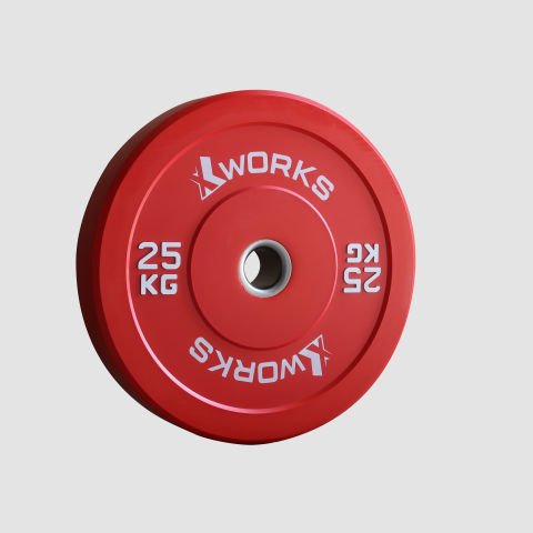 XWorks Renkli Antrenman Bumper Plaka (Çift) 25KG