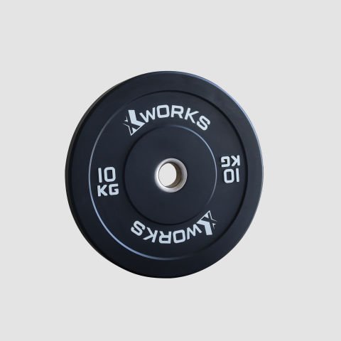 XWorks Siyah Antrenman Bumper Plaka (Çift) 25KG