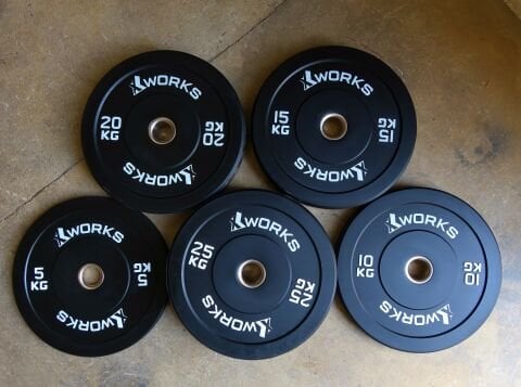 XWorks Siyah Antrenman Bumper Plaka (Çift) 25KG