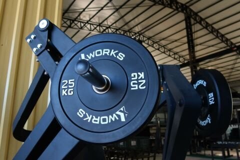 XWorks Siyah Antrenman Bumper Plaka (Çift) 25KG