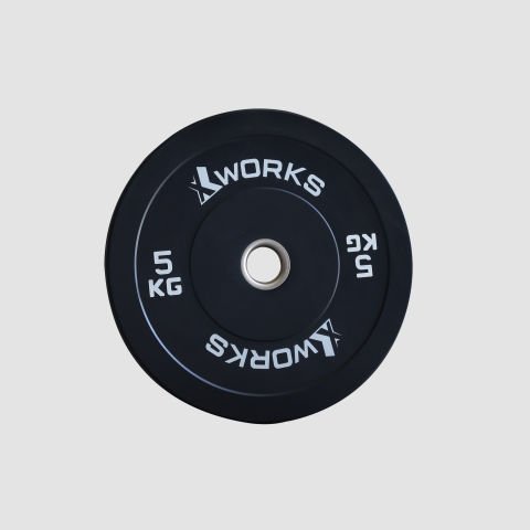 XWORKS Siyah Antrenman Bumper Plaka (Çift) (XW121000) 5KG (ÇİFT)