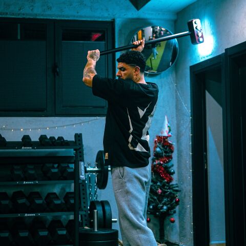 XWORKS Monolith Oversize Tişört Siyah - Unshakable Edition (TSX0001)