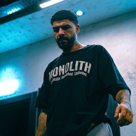 XWORKS Monolith Oversize Tişört Siyah - Unshakable Edition (TSX0001)