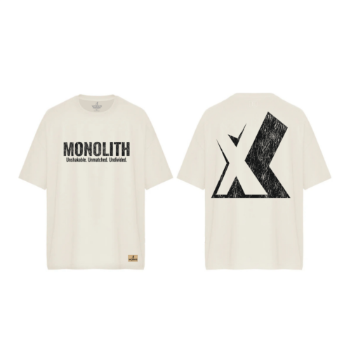 XWORKS Monolith Oversize Tişört Ekru- Unshakable Edition (TSX0002)