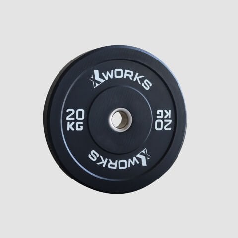 XWORKS Siyah Antrenman Bumper Plaka (Çift) (XW121000) 20KG (ÇİFT)
