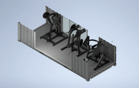 XWORKS POWER X1 (Single Module) - 244X250X600 CM (WXHXL) - 13M2