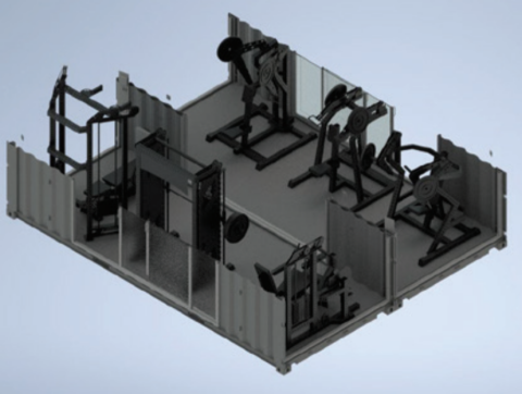 XWORKS POWER Container GEN1 - Modüler Spor Konteyneri (CXX2035)