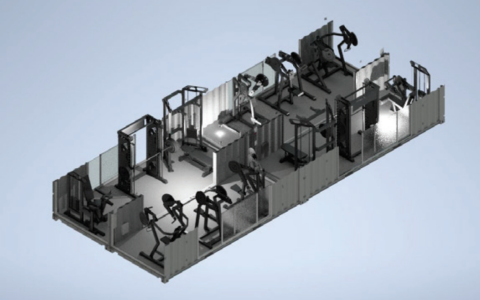 XWORKS POWER X4 (4 Modules) - 488X250X1200 CM (WXHXL) - 52M2