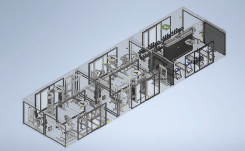 XWORKS POWER X6 (6 Modules) - 488X250X1800 CM (WXHXL) - 78M2
