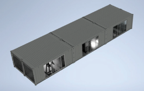 XWORKS POWER X6 (6 Modules) - 488X250X1800 CM (WXHXL) - 78M2