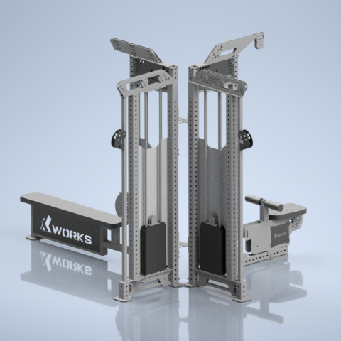 XWORKS Fonksiyonel Kule – DAP, LAT Pulldown & Row Entegre Sistem (PML0217)