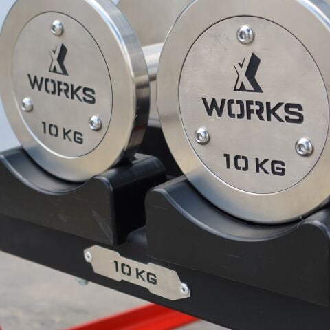 XWORKS Paslanmaz Çelik Dambıl - Stainless Steel Dumbbell (Tek) (FWX4010)