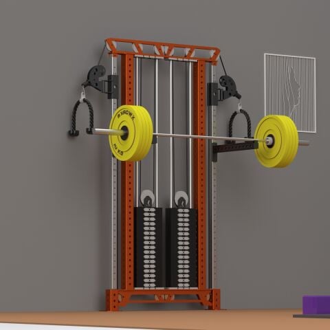 XWORKS Dual Adjustable Pulley Slim - Duvara Monte DAP  (PLX0316)