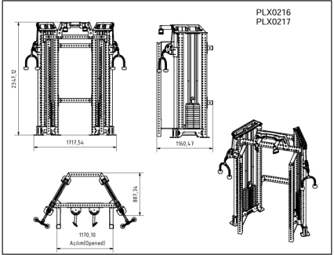 XWorks DAP Dual Adjustable Pulley
