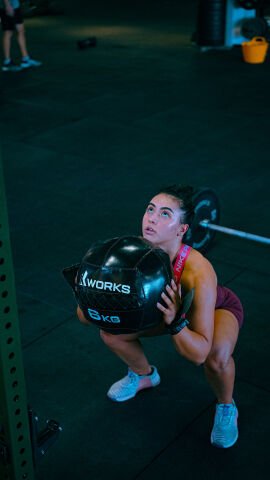 XWORKS Polyester Med Ball (Wallball) - Sağlık Topu (XW0953)
