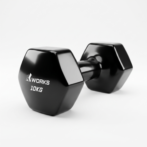 XWORKS Soft Grip Dumbbell – Kauçuk Kaplamalı Vinyl Pilates Dambılı (Tek) (XW2500000)