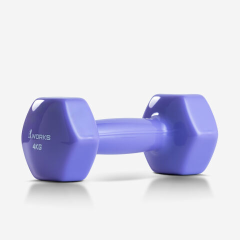 XWORKS Soft Grip Dumbbell – Kauçuk Kaplamalı Vinyl Pilates Dambılı (Tek) (XW2500000)