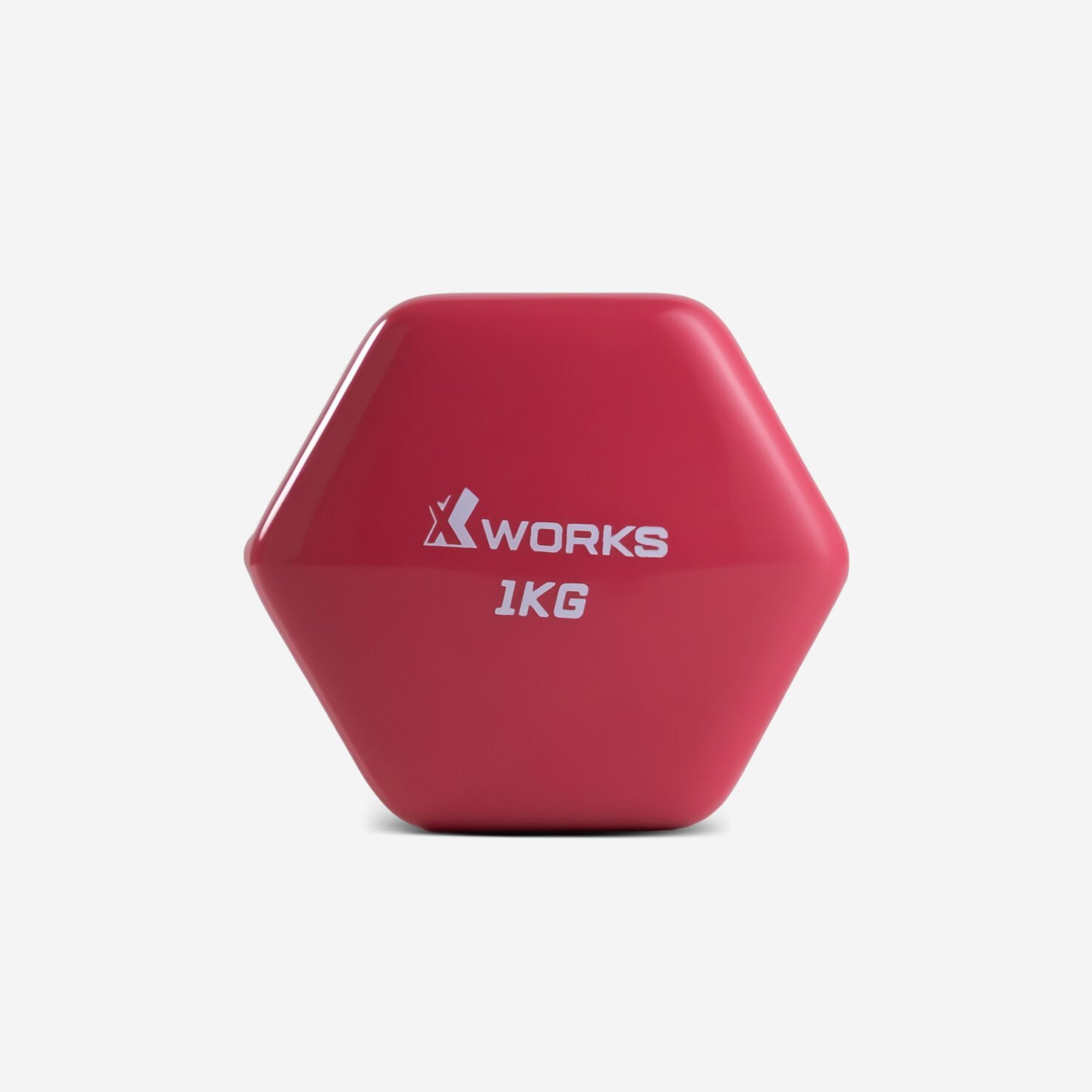 XWORKS Soft Grip Dumbbell – Kauçuk Kaplamalı Vinyl Pilates Dambılı (Tek) (XW2500000) 1KG