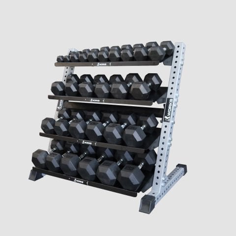 XWorks 4 Katlı Dambıl Rafı