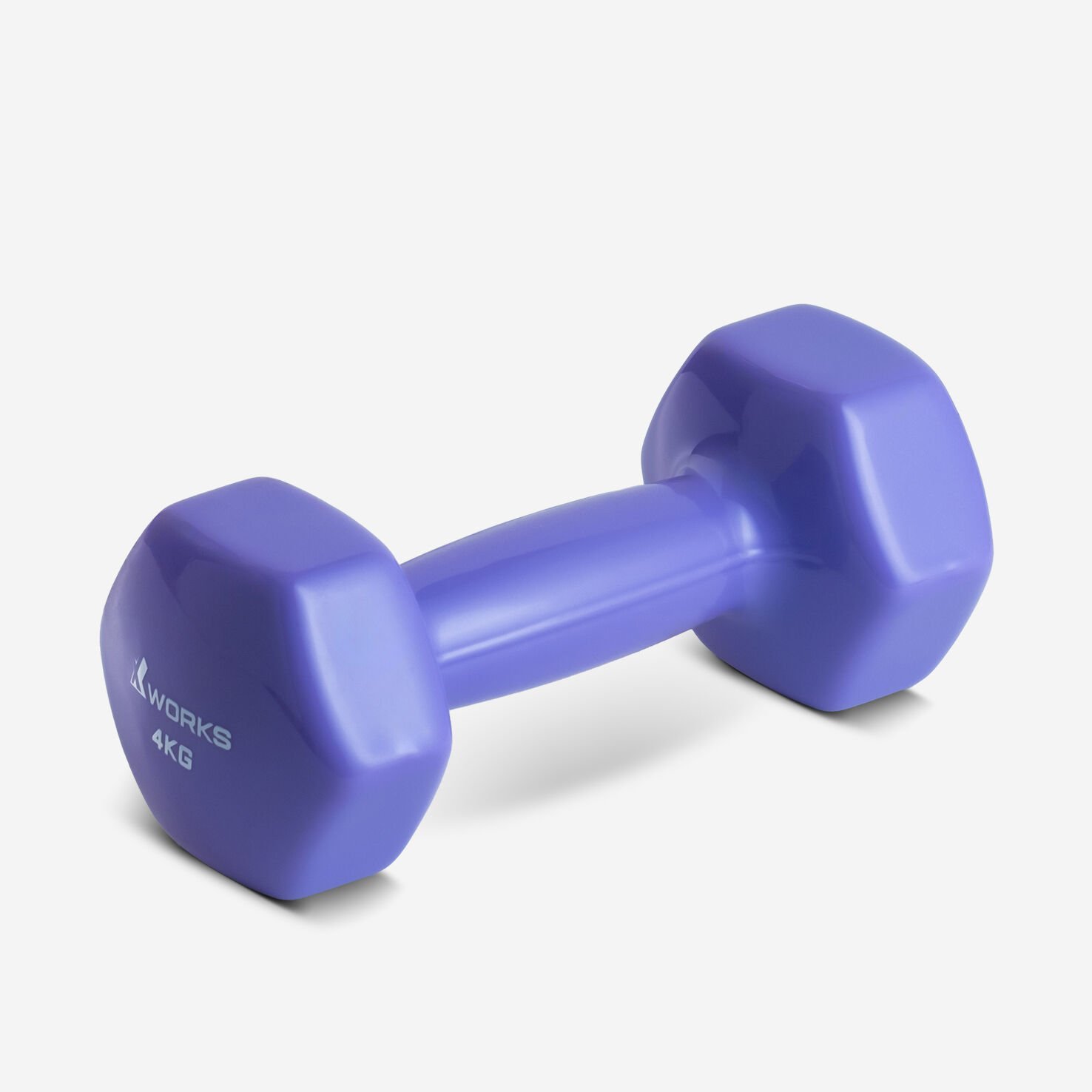 XWORKS Soft Grip Dumbbell – Kauçuk Kaplamalı Vinyl Pilates Dambılı (Tek) (XW2500000) 4KG