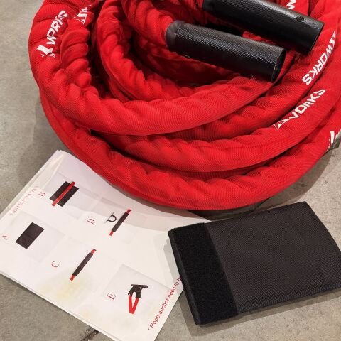 XWORKS Battle Rope – Fonksiyonel Antrenman Sallama Halatı (XW270000)
