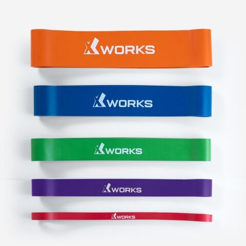 XWORKS Mini Loop Direnç Lastiği – Booty Glute Bandı SET (XW310000)