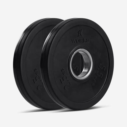 XWORKS Flanş Classic – Kauçuk Kaplamalı Ağırlık Plakası (Çift) (XW3400000)